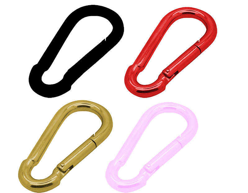 Carbine Hook Coloured (Pack of 10)